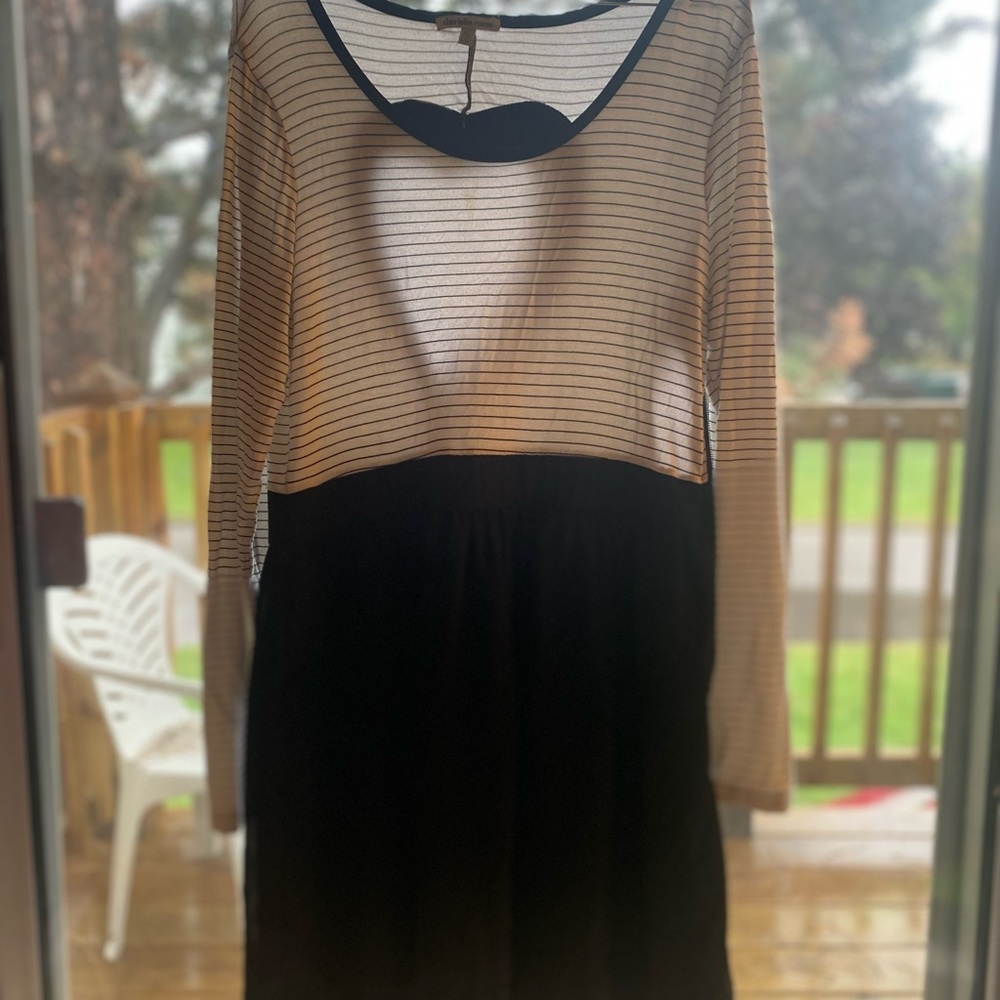 Charlotte Russe Black And White Heart Back Dress